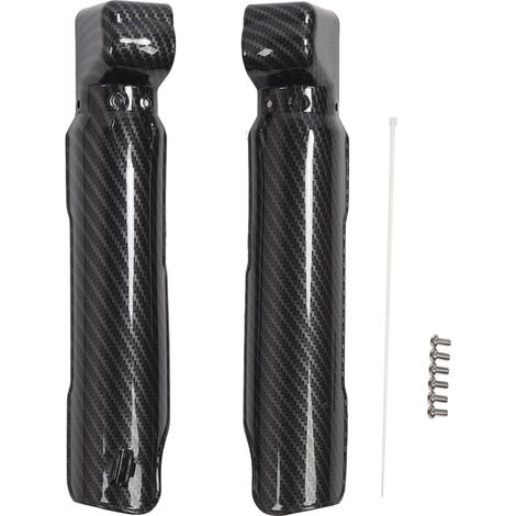 Set Mit 2 Stoßdämpferschutzkappen Aus Kohlefaser Für Surron Light Bee Xs Motorradgabeln