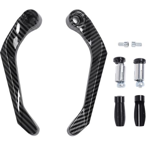 Motorrad-handschützer Aus Aluminiumlegierung Für Brems- Und Kupplungshebel, Winddicht, Schwarz