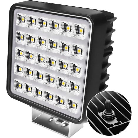 Antom 12v/24v 305w Quadratische Led-arbeitsleuchte, Interferonfrei, Ip68 Wasserdicht, Hohe Helligkeit, Für Pkw, Lkw, Suv, Atv, Lkw, Geländewagen