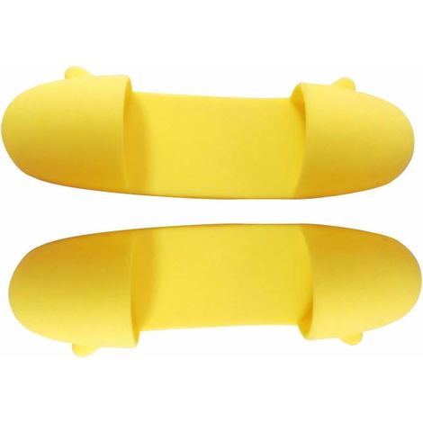 Paar Mini-silikon-fingerclips, Hitzeisolierende Ofenhandschuhe, Anti-verbrennungszange Zum Halten Von Schüsseln, Tellern Und Pfannen (gelb)