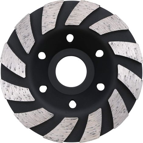 Flintronic Diamanttrennscheibe, 100 Mm Diamantschleifscheibe – Turbo-schleifscheibe, Universelle Diamantschleifscheibe Zum Schleifen Und Polieren Von Beton, Mauerwerk, Granit, Marmor Und Naturstein
