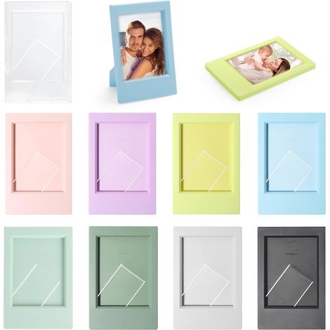 9er-pack Mehrfarbige Mini-fotorahmen, Kompatibel Mit Polaroid, Fujifilm Instax Mini 11/9/8