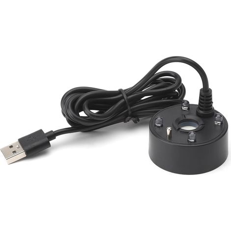 Ultraschall-nebelbesprüher Mit Led-technologie Für Teichbrunnen Und Aquarien (mini-usb) Mit Schutz Vor Wassermangel