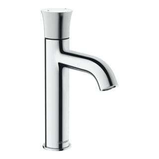 Duravit Waschtisch-Einhebelmischer M White Tulip o. Zugst.-Ablaufgarn., Ausl. 125mm, chr