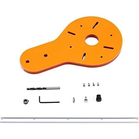 Gabarit De Coupe Circulaire Pour Défonceuse Électrique Du Bois - Outil De Menuiserie - Accessoire Pour Le Travail Du Bois - 1 À 135 Cm