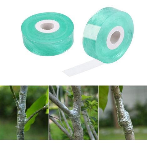 Greffage Ruban, 2 Stück 2cm100m Rubans De Greffage, Pepiniere Greffage Ruban Etirable Auto Adhesive Biodegradables, Greffe Ruban Adhésif Sans Danger Et Respektueux De L'Environnement (vert)