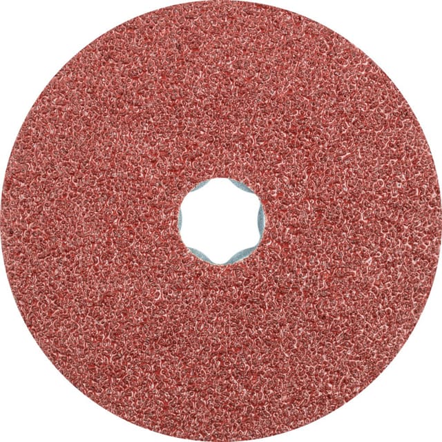 PFERD TOOLS COMBICLICK Korund Fiberscheibe Ø 115 mm A24 für universelle Anwendungen