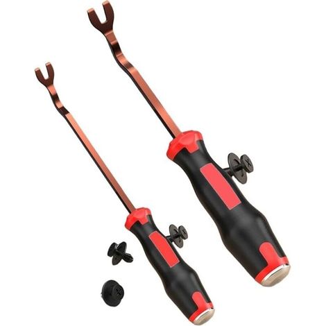 Werkzeug Zum Entfernen Von Verkleidungsclips – Legierter Stahl – 20 Cm – Mit Hammerkopf – Ergonomischer Griff Für Armaturenbrett, Türen Und Innenraum