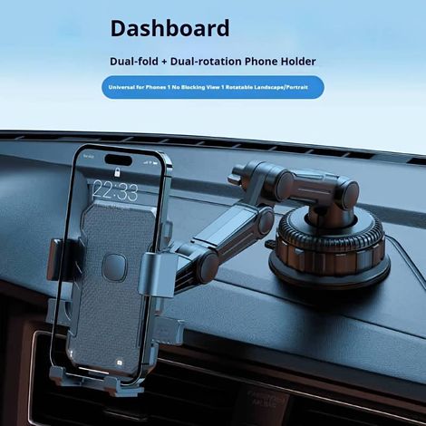Saugnapf Antivibrations-handyhalterung Für Lkw – Mittelkonsole, Stabiler Halt Beim Fahren