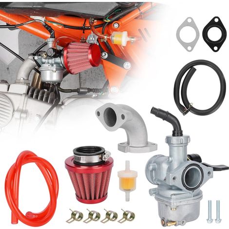 Pz22 Vergaser 22 Mm, Handstarter, 38 Mm Luftfilter, Ansaugrohrdichtung Für Ssr 110cc 125cc Sunl Roketa Taotao Monkey Coolster Thumpstar Crf Pit Bike Atv Quad