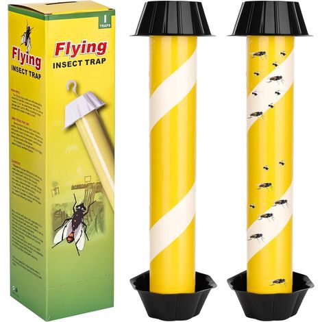X Fruchtfliegenfalle, Große Fliegenfalle Für Drinnen Und Draußen, Hängemodell Gegen Mücken, Küche Für Haus Und Garten [natürliches Und Insektizidfreies Mittel]