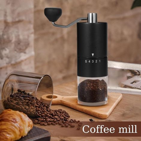 Manuelle Kaffeemühle – Schwarz, Tragbare Outdoor-kaffeemühle, Kaffeemühle Für Zuhause, Hervorragendes Preis-leistungs-verhältnis, Manuelle Mühle, Exzellenter Kaffeegenuss, Ein Unverzichtbares Werkzeug