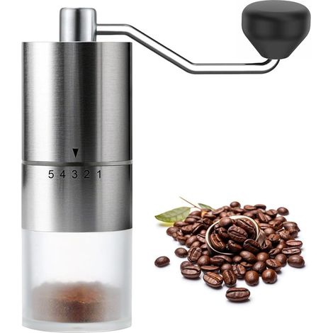 Manuelle Kaffeemühle – Silberfarben, Tragbare Outdoor-kaffeemühle, Kaffeemühle Für Zuhause, Hervorragendes Preis-leistungs-verhältnis, Manuelle Mühle, Exzellenter Kaffeegenuss, Ein Unverzichtbares Wer