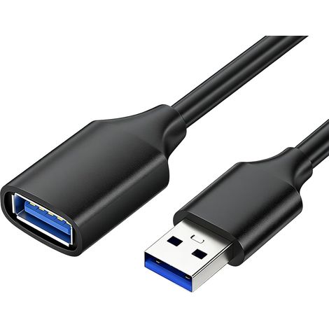 3 Meter Langes Usb-3.0-verlängerungskabel, Usb-a-stecker Auf Buchse, Datenübertragung Bis Zu 5 Gbit/s, Kompatibel Mit Laptop, Tablet, Smartphone, Hub, Externer Festplatte Und Tastatur