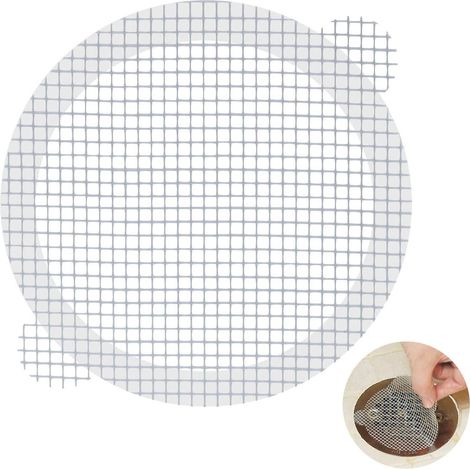 Packung Mit 50 Selbstklebenden Einweg-haarfangpads Aus Netzgewebe Für Duschabflüsse, Geeignet Für Dusche, Badezimmer, Waschküche, Badewanne Und Küche, Zum Auffangen Von Menschlichen Und Tierischen Haa