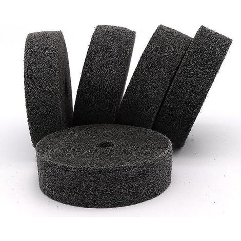 Set Mit 5 Schnell Austauschbaren Faserpolierscheiben. 7,6 Cm (3 Zoll) Ersatz-faserpolierscheibe Für Tischpolier-/schleifmaschinen, Mit Polierscheibenloch.