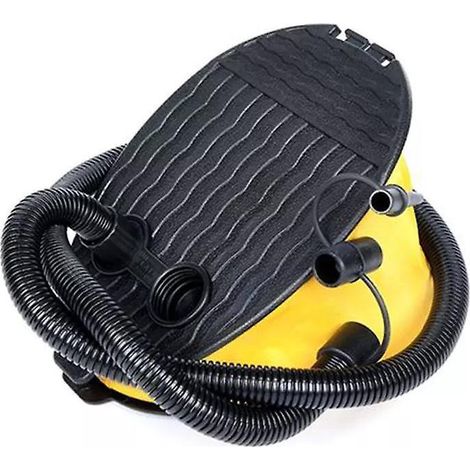 Einteilige Fußpumpe Für Schlauchboote, 5-liter-fußpumpe (28 X 18,5 X 4 Cm) Zum Aufblasen Und Entleeren