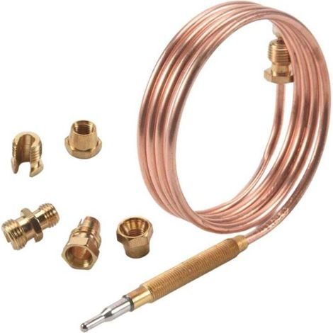 Universelles Thermoelement Für Gasherde Mit 5-teiligem Mutternsatz, Ersatzadapter Für Brenner Und Heizelement