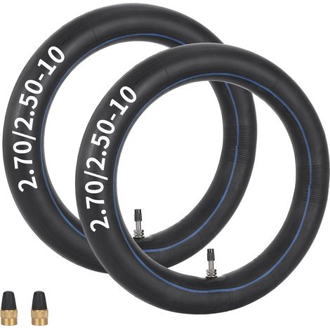 Rutu 2.50/2.75-10 Ersatzschläuche Für Dirtbikes Mit Tr4-ventil (gerade), Kompatibel Mit Crf50, Xr50, Pw50, Sx500, Drz70, Jr50, Mx650, Mx500, Pw50, Mvx70 (2er-pack)