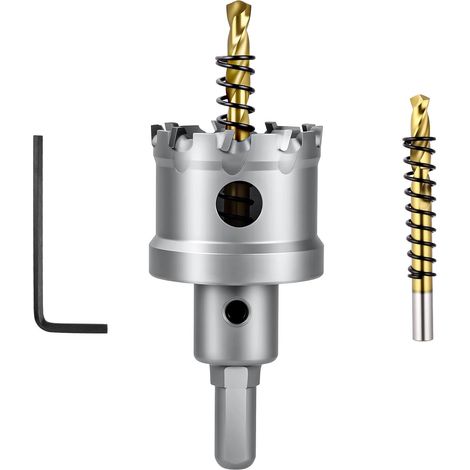 Flintronic 40-mm-hochleistungs-hartmetall-lochsäge, Tct-kernbohrer Mit Zentrierbohrern, Für Hartmetalle, Edelstahl, Eisen, Aluminium Und Kunststoff
