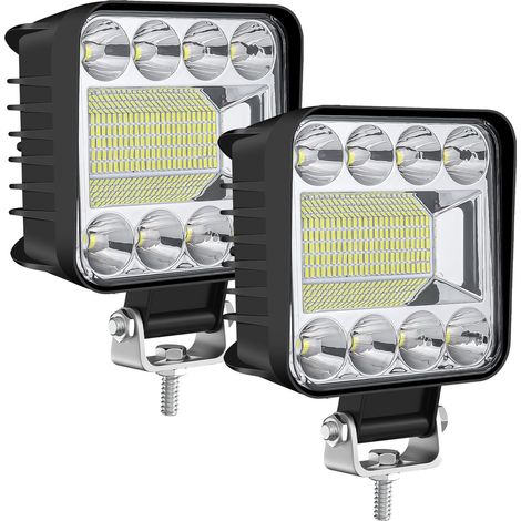 Antom 2 Stück 4 Zoll Led-arbeitsscheinwerfer 12v 24v 132w Arbeitslampe Für Geländewagen, Lkw, Suv, 4x4, Traktor, Nebelscheinwerfer