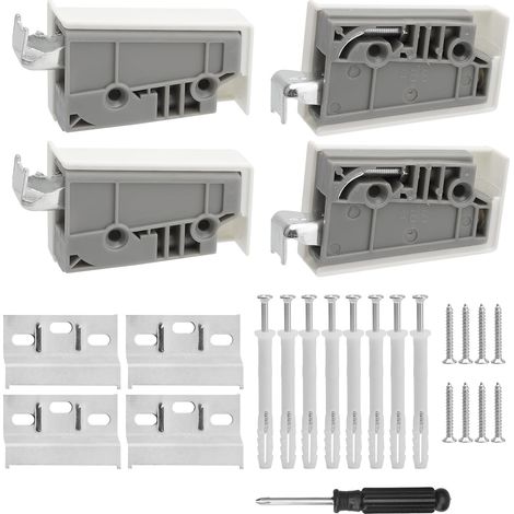 Verstellbare Wandhalterung Aus Metall – Hängeschrank-montageset Mit Hängeschiene Und Schrauben, Tragkraft Bis 140 Kg, Hängeset Für Küchen- Und Badezimmerschränke