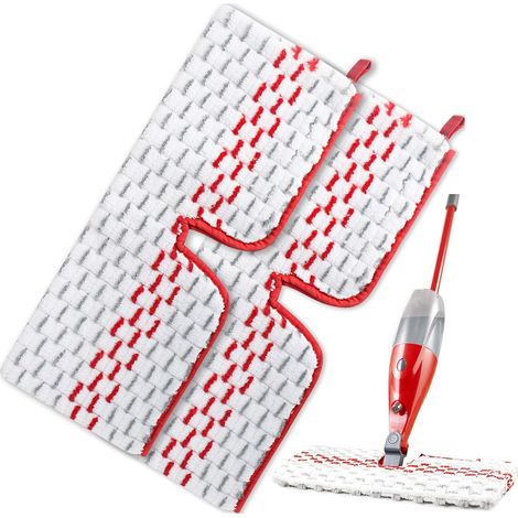 Vileda 1-2 Spraymax Mikrofaser-wischmoppbezüge - Wiederverwendbarer Bezug - Geeignet Für Alle Bodenarten (2er-pack)