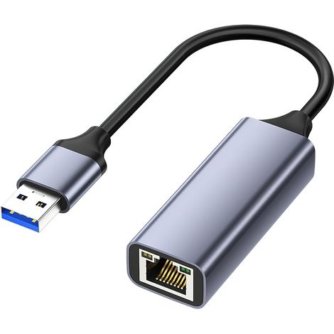 Usb 2.0 Ethernet-lan-adapter, 1000 Mbit/s Usb Auf Rj45 Gigabit-ethernet-lan, Kompatibel Mit Surface, Macbook, Laptop, Pc Mit Windows 11/10/8.1/8, Macos, Linux