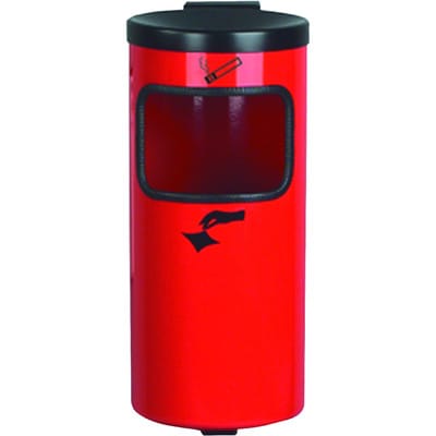 Abfall-Ascher Rondo Boden rot