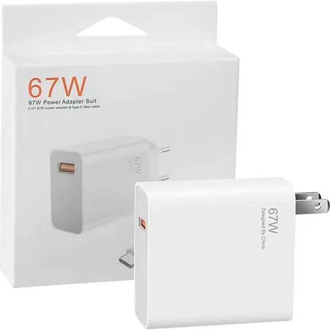 Kompatibel Mit Xiaomis Europäischem Standard 67w Pd Schnellladefunktion, Universelles Schnellladen Für Mobiltelefone Und Tablets, Inklusive Datenkabel.