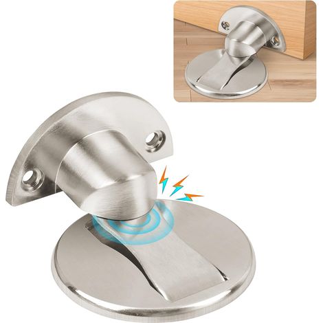 Flintronic Magnetischer Türstopper, Hochleistungs-selbstklebe-türstopper, Unsichtbarer Magnetischer Türstopper Mit Verdeckten Schrauben, Türstopper Für Den Innenbereich Für Zuhause, Büro Usw.