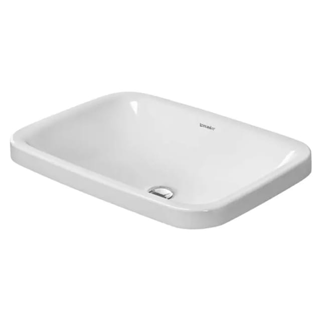 Duravit Einbauwaschtisch DuraStyle 60x43cm, Einb. v o, o HL, ÜL, HLB, weiß