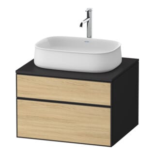 Duravit Waschtischunterschrank Zencha 65x55cm, 1 Lad, E nat/grap m, k Einr-Sys