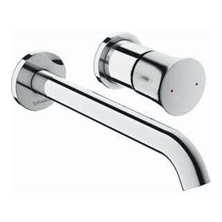 Duravit Fertigmontageset White Tulip UP-Waschtisch-Einhebelmischer, Ausladung 225mm, chrom