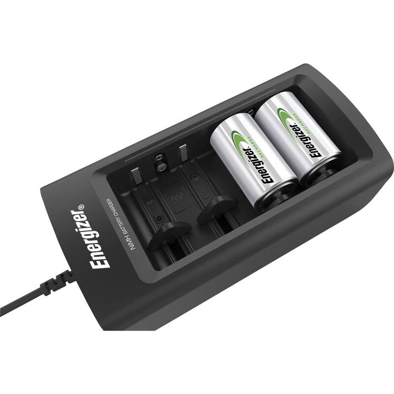 [neuwertig] B-ware Energizer Rundzellen-ladegerät Nimh Für Micro Aaa Mignon Aa Baby C Mono D 9v