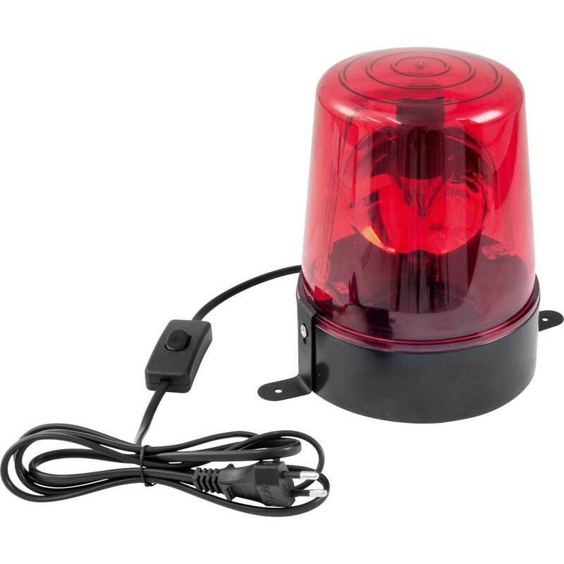 [gebraucht] B-ware Eurolite Polizeilicht Led Rundumleuchte Rot 1 Leuchtmittel E14 145x200x180mm