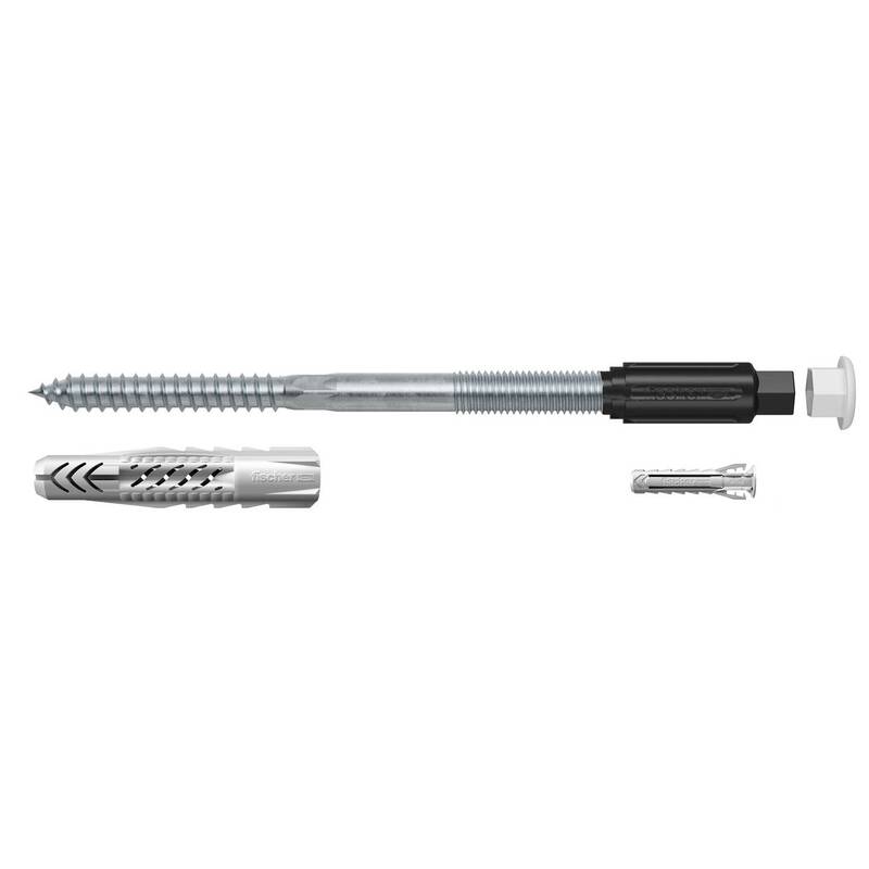 [gebraucht] B-ware Fischer Schraube Abstandsmontagesystem Thermax 10 Kunststoff 22mm X 260mm 12mm