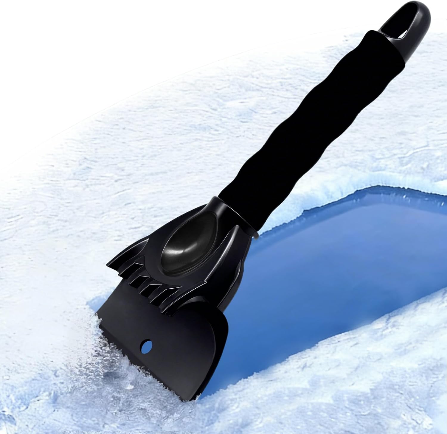 Eiskratzer Mit Schneebürste, Enteisungsgerät Und Abzieher, Multifunktionales Winterreinigungsset Für Windschutzscheibe, Fenster Und Dach