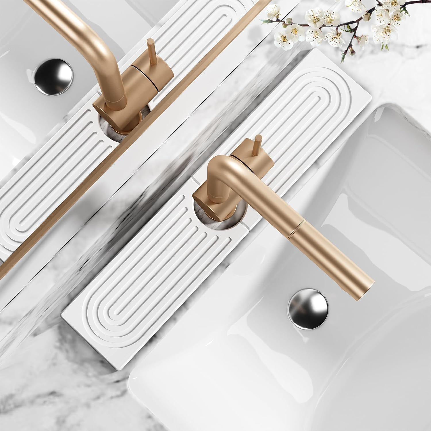 Universelle, Saugfähige Matte Für Küchenarmaturen – 60 Cm Große Kieselgur-steinschale, Schnelltrocknend, Tropffrei, Schützt Die Arbeitsfläche, Modern Und Elegant