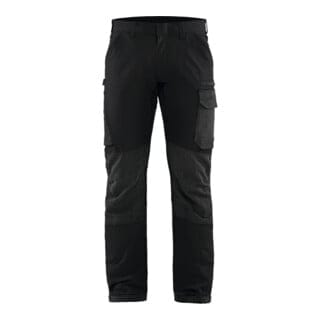 Blakläder Service Bundhose, schwarz / dunkelgrau, Konfektionsgröße 60