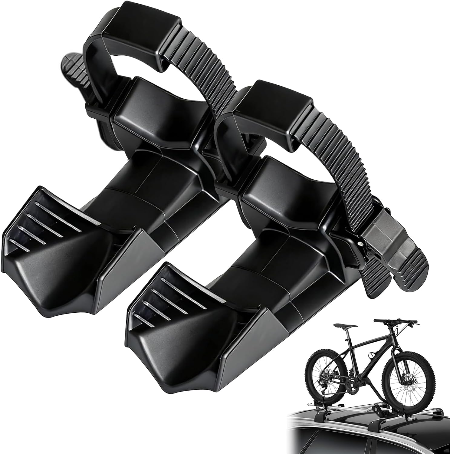Set Mit 2 Radstoppern – Zubehör Für Reifen Bis Zu 3,11 Zoll Breite – Fahrradträger Für Vorder- Und Hinterachse – Ersatzteile Für Mountainbikes Und Rennräder – Für Anhängerkupplungen