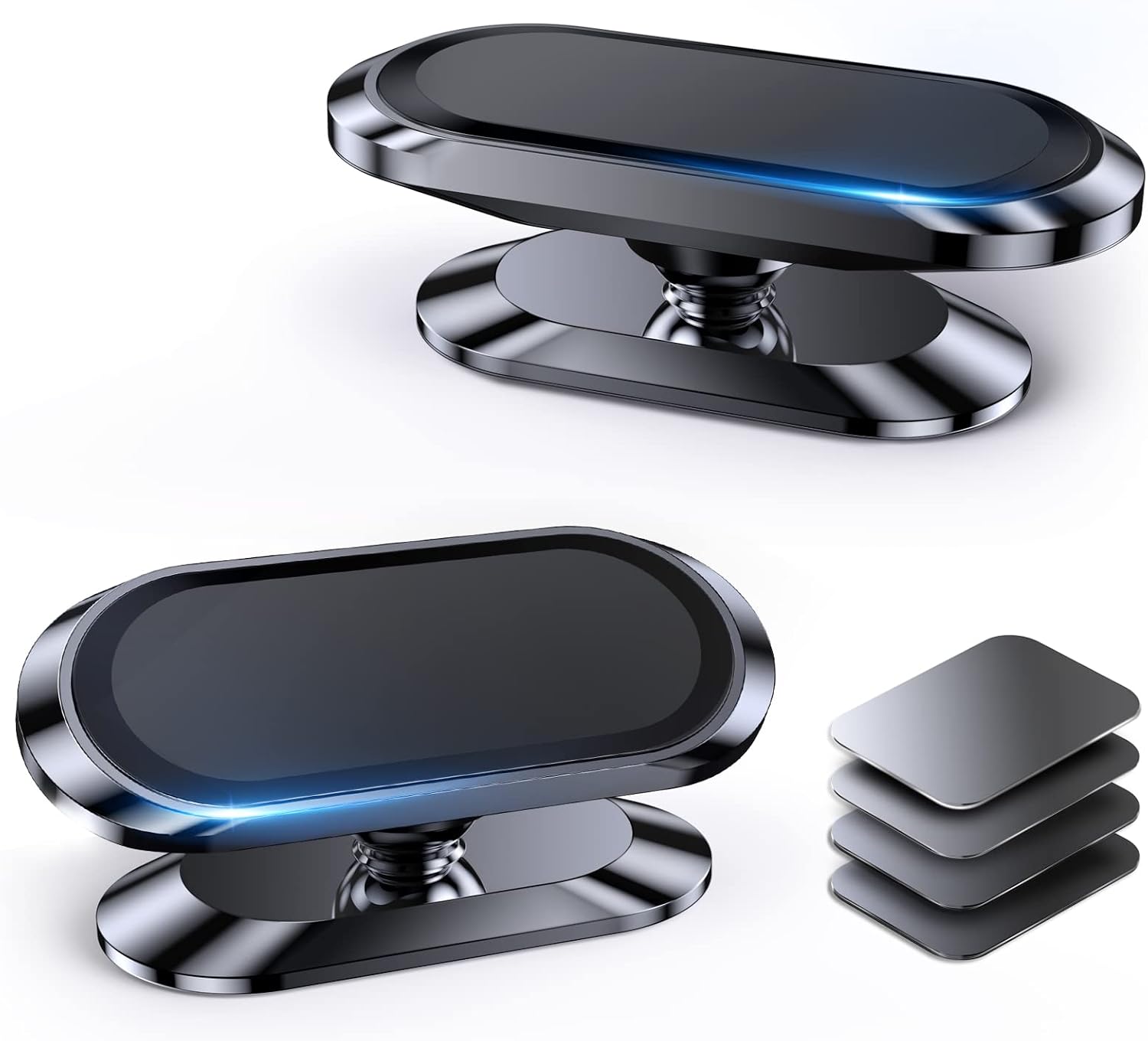 Magnetische Autohalterung Für Handys [2er-pack] Selbstklebende Magnetische Autohalterung [360°]