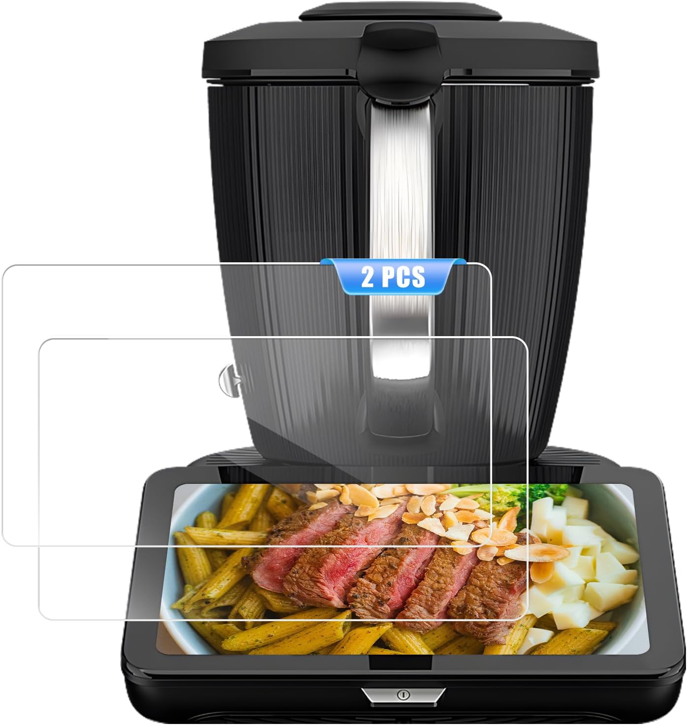 2 Stück Schutzfolie Für Thermomix Tm7, Hochtransparente Displayschutz Folie Gegen Bruch & Kratzer, Anti-fingerprint, Ultra-klar, Langlebige Schutzfolie, Passendes Zubehör Fürs Tm7 Display