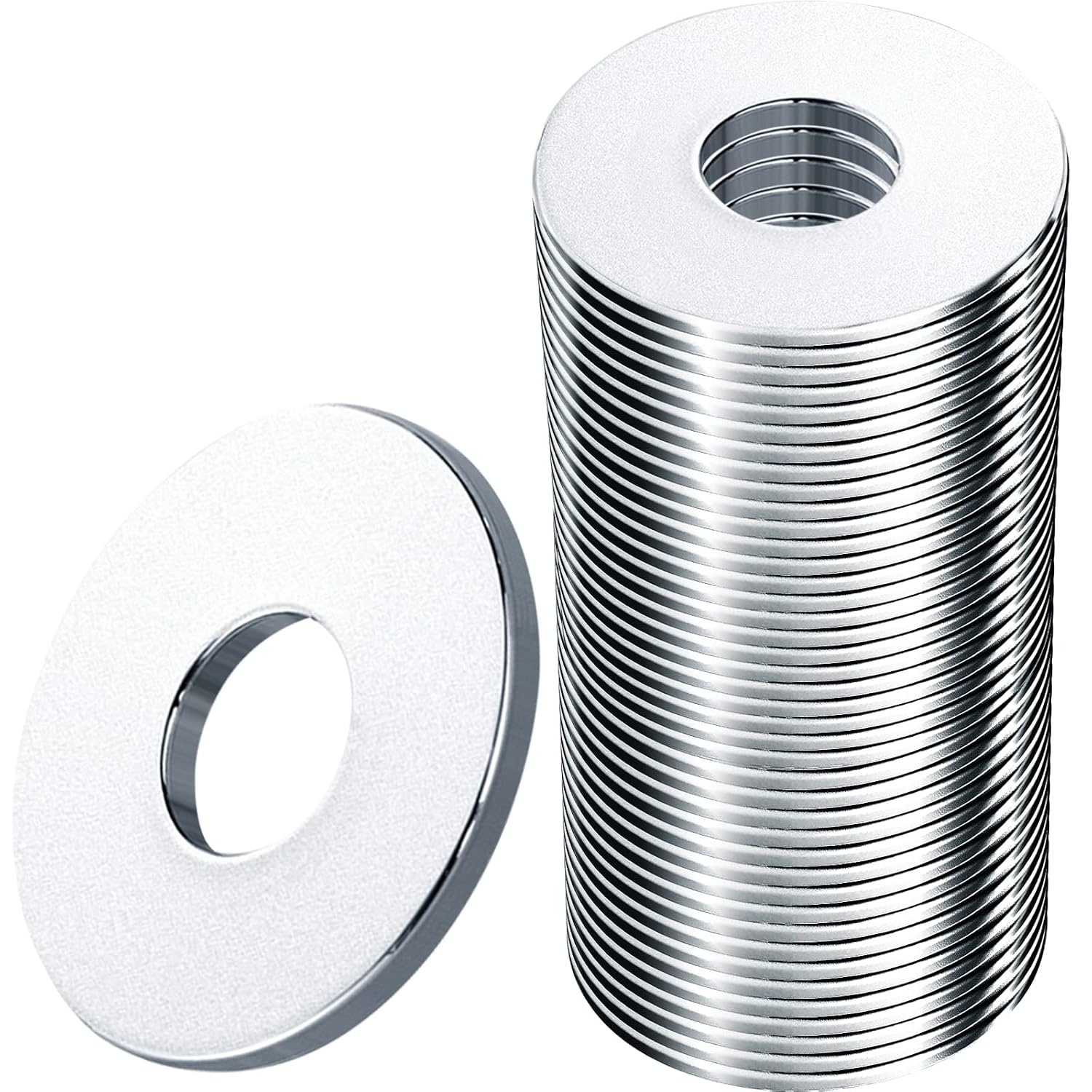 M10 Unterlegscheiben M10 X 22mm 30 Stück Edelstahl 304 A2 Karosseriescheiben Beilagscheiben Rostfreie U- Scheiben Flat Washers Für Schrauben Muttern Gewindestange Bolzen