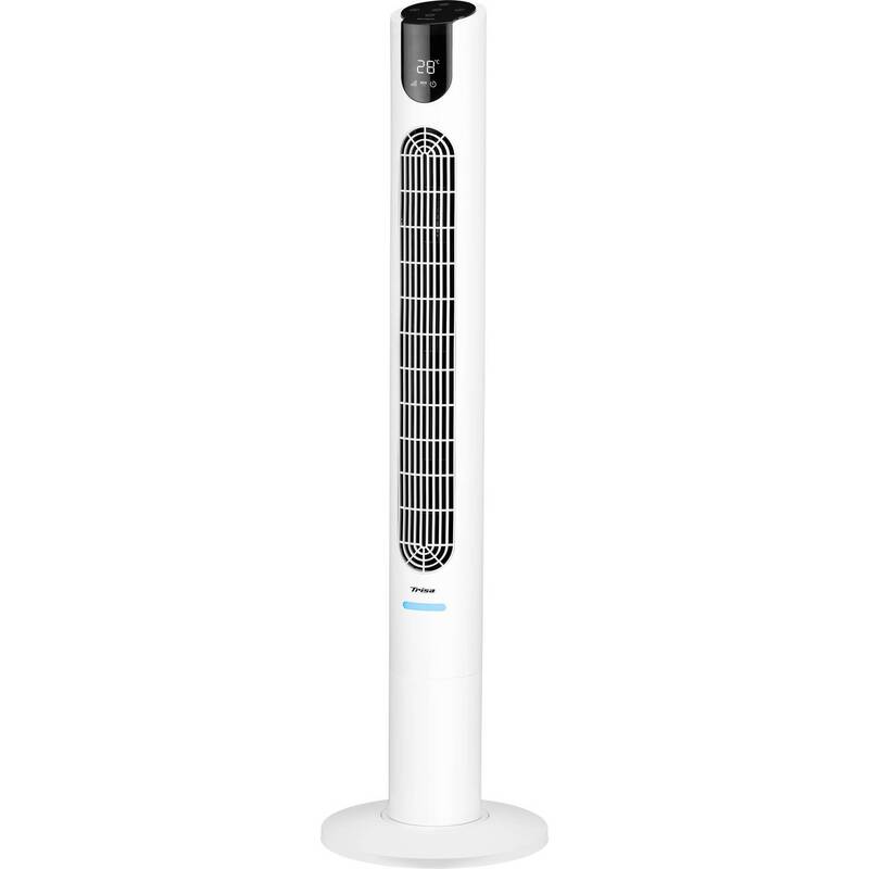 [gebraucht] B-ware Trisa Turmventilator Ventilator 28w Oszillierend Fernbedienung Weiß Schwarz
