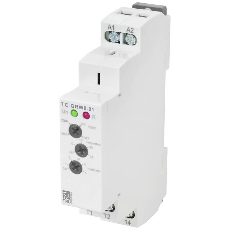 [neuwertig] B-ware Tru Components Temperaturregler Thermostat Heizen Kühlen Hutschiene Tcgrw801