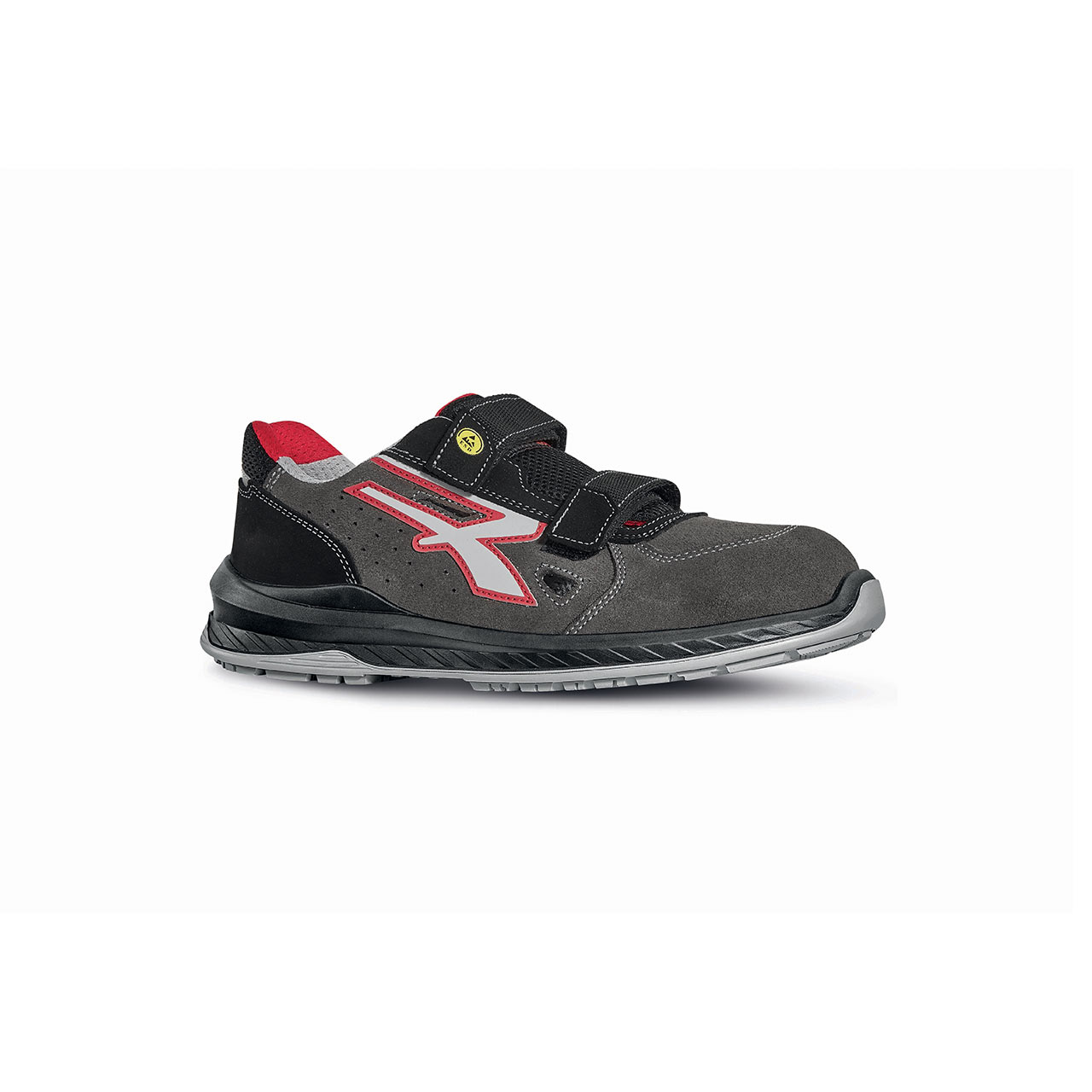 Sicherheits-sneaker Oslo Esd S1p Src - Grau/rot 39