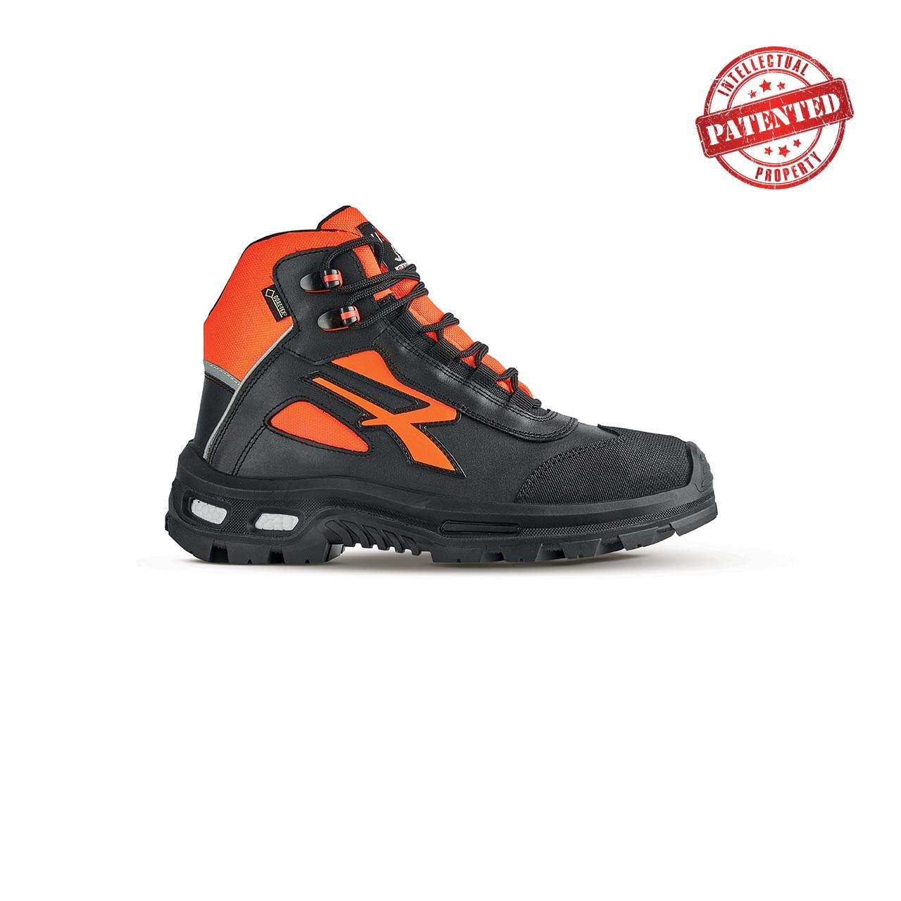 Hochschutzstiefel Spirit S3 Ci Wr Src - Schwarz/orange 46