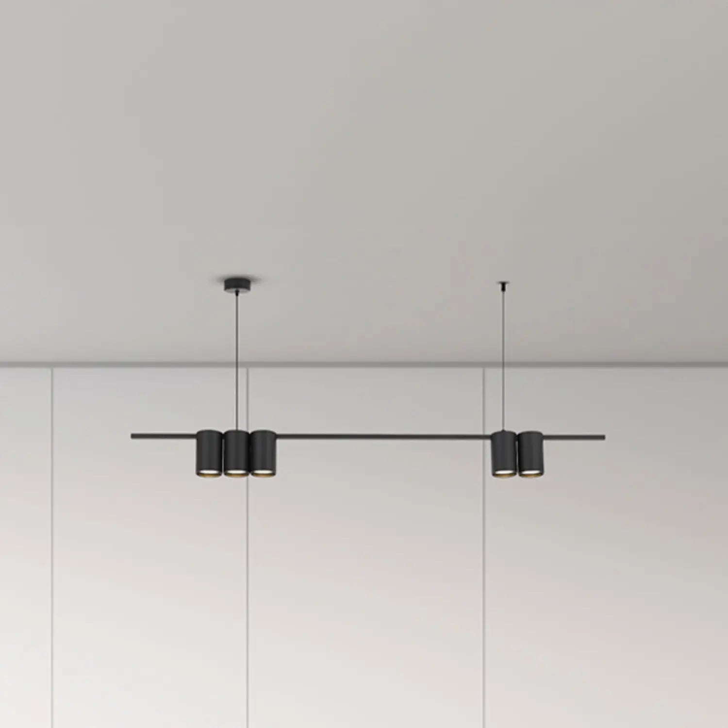 [gebraucht] B-ware Genesis Hängeleuchte Pendelleuchte Lampe Schwarz Aluminium Wohnzimmer 100 Cm
