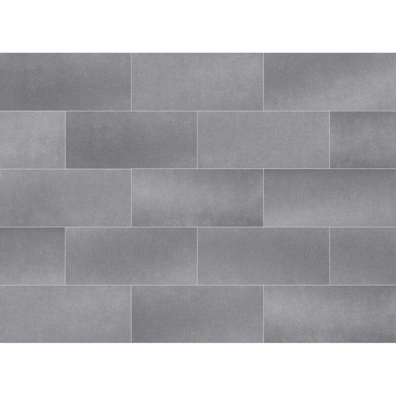 [gebraucht] B-ware Click-vinylboden Stein-optik Fliese Valencia Grau Mittel Für Feuchträume